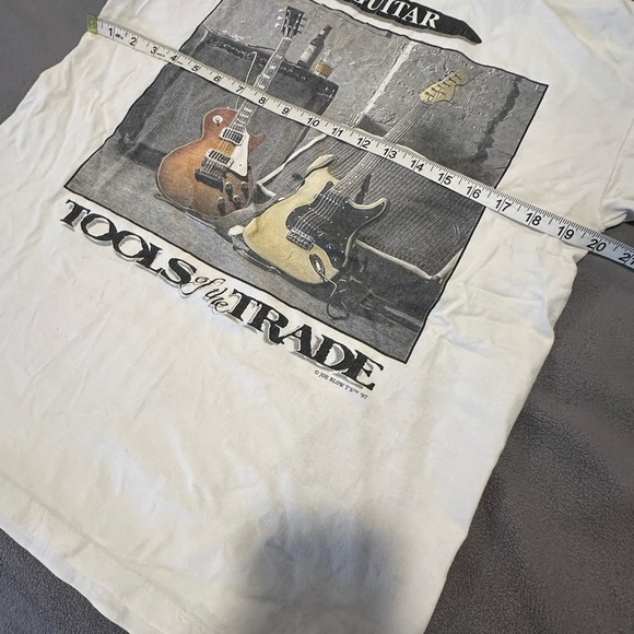 VTG 1997 Tools of the Trade Graphic Guitar T Shirt White. Heavy Weight. Medium. - Picture 4 of 10